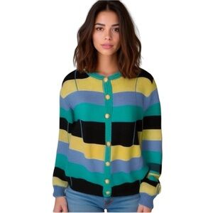 Judith McCormick Cardigan Limited Editions Sweater Vintage 80s Size Large